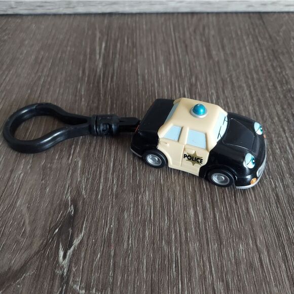 Chevron Mini Cars Patty Patrol 3 in Police Car Backpack Clip - Picture 1 of 4